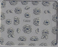 Stickers Ongles Petite Fleur Argentée Argent 23 - NailArtBoutique
