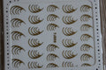 Sticker Ongle Motif Balayage Or / Doré 6 - NailArtBoutique