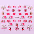 Sticker Ongles Sweet & Kiss Love Or 86 - NailArtBoutique