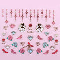 Sticker Ongle Motifs Talons & Robe de mariée Love Or 94 - NailArtBoutique