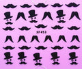 Sticker Moustache 453 - NailArtBoutique