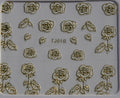 Stickers Ongles Petite Rose Doré / Or 10 - NailArtBoutique