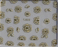 Stickers Ongles Motif Fleuri Doré / Or 23 - NailArtBoutique