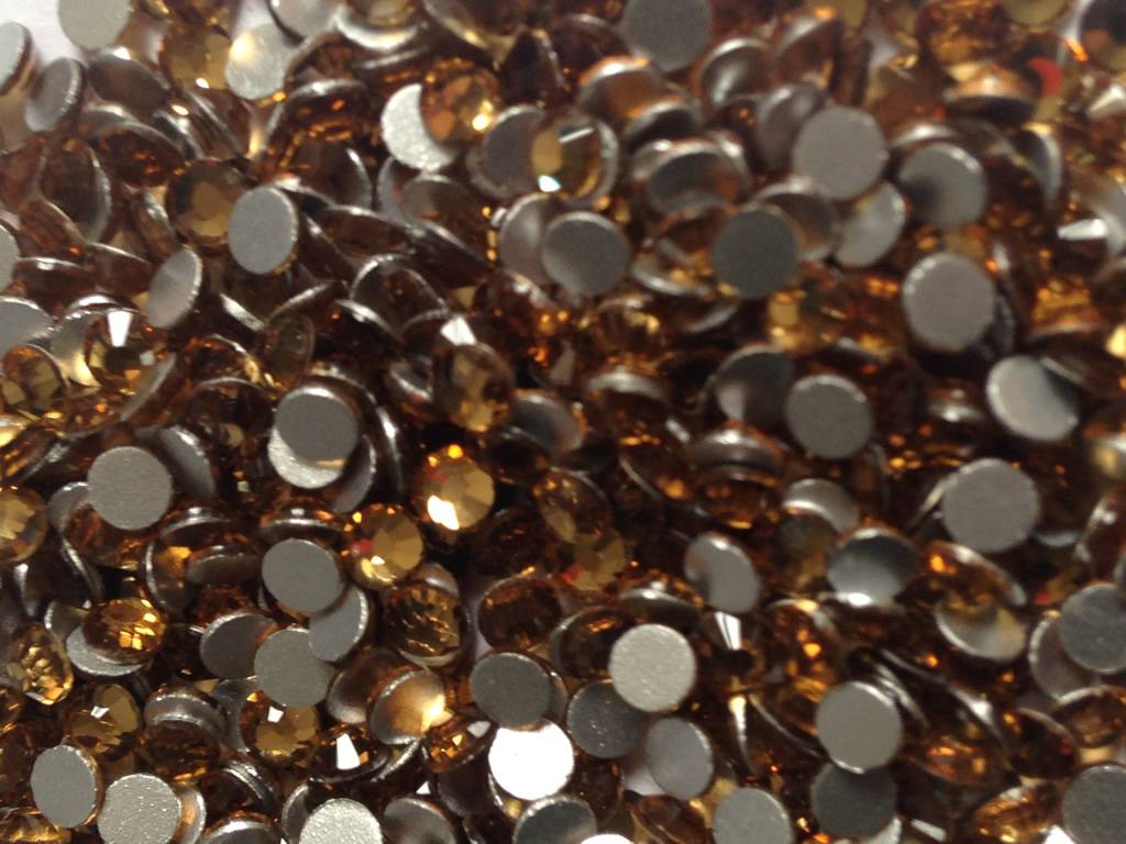 Déco d'Ongles Strass Cristal Jonquil Doré x 50 pcs