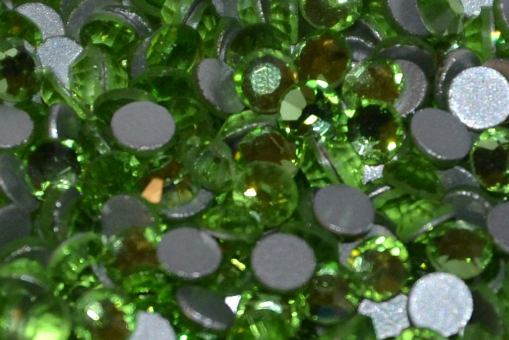Déco d'Ongles Strass Cristal Vert Peridot x 1440 pcs