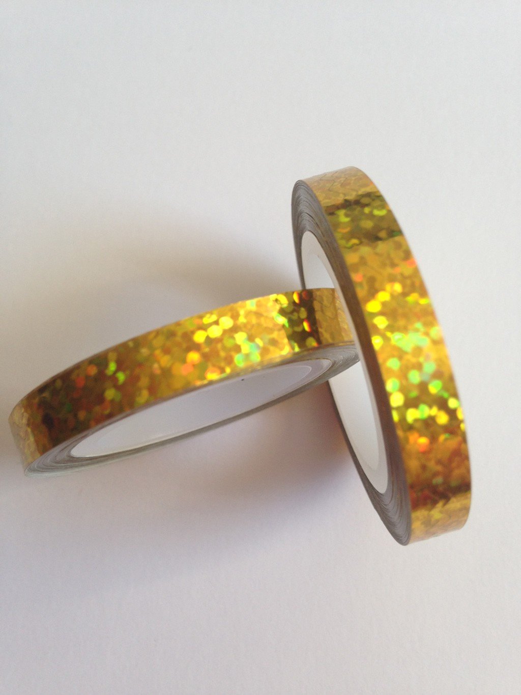 Fil Autocollant / Stripping Tape Chevrons Laser Doré Nail Art