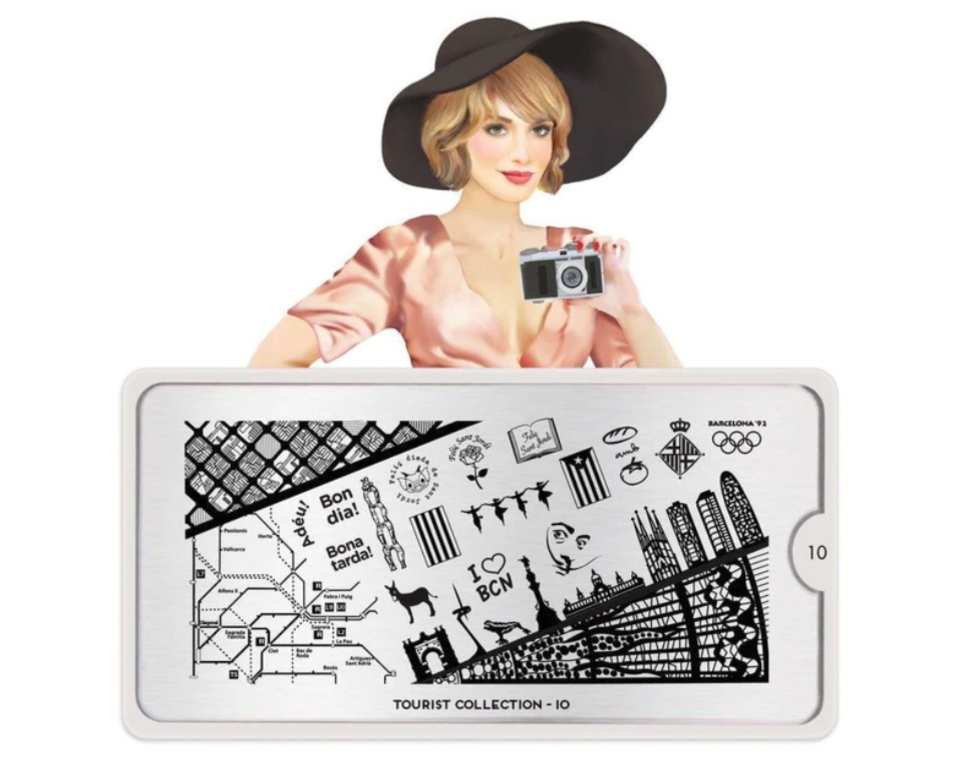 Plaque de Stamping Tourist 10