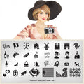 Plaque de Stamping Tourist 3 - NailArtBoutique