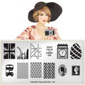 Plaque de Stamping Tourist 5 - NailArtBoutique
