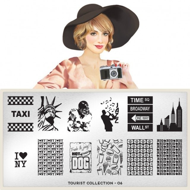 Plaque de Stamping Tourist 6