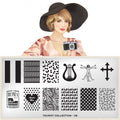 Plaque de Stamping Tourist 8 - NailArtBoutique