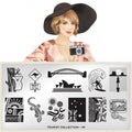 Plaque de Stamping Tourist 9 - NailArtBoutique