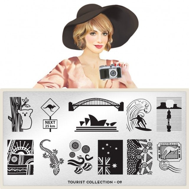 Plaque de Stamping Tourist 9