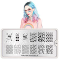 Plaque de Stamping Tumblr Girl 4 - NailArtBoutique