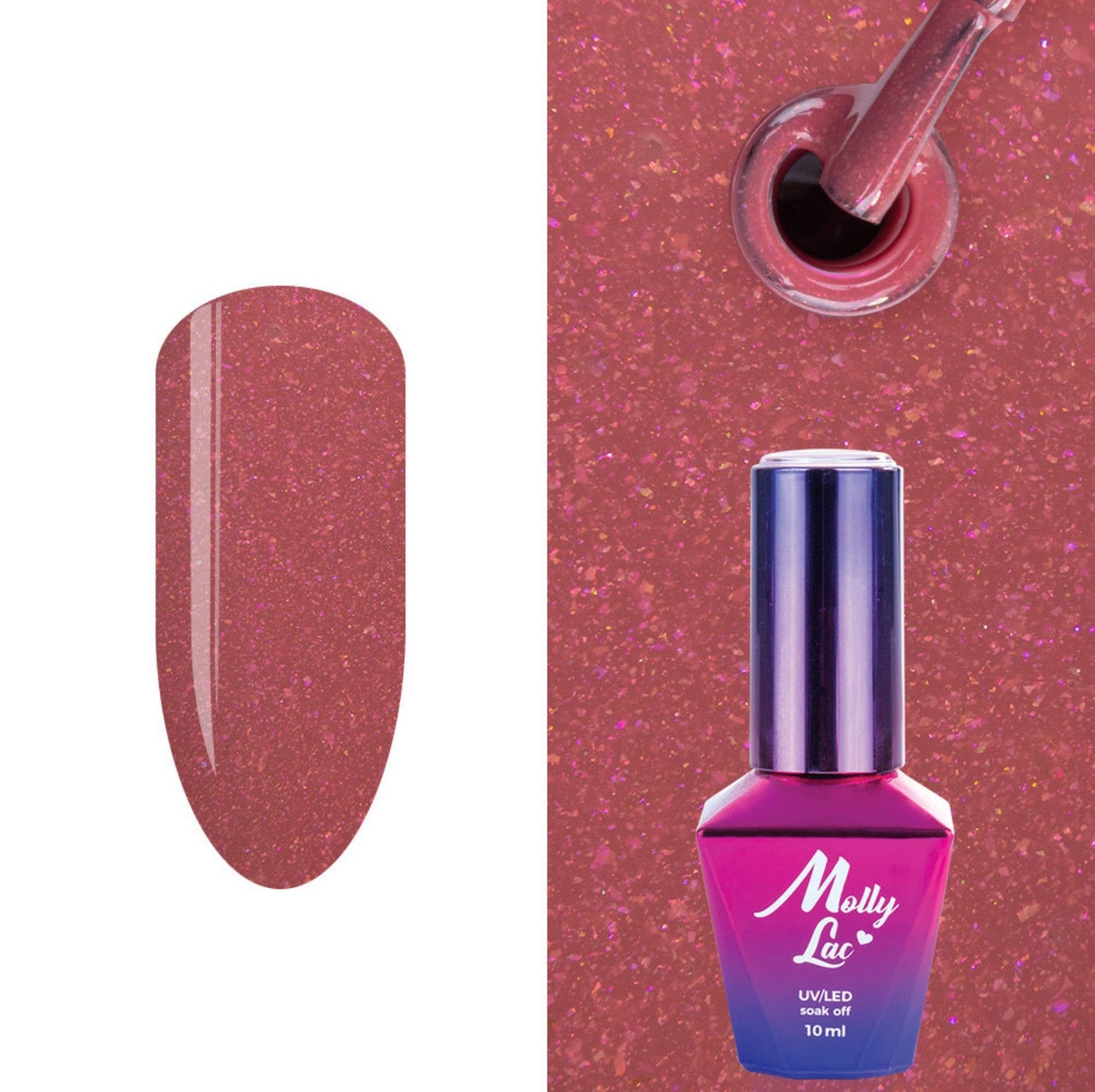 Vernis Semi Permanent Molly Lac 471-10ml (rouge fraises)