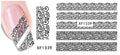 Autocollant Ongle Water Decal Jolie Fresque N&B 1339 - NailArtBoutique