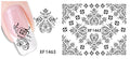 Autocollant Ongle Water Decal Jolis Motifs Noirs 1463 - NailArtBoutique