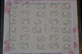 Autocollant Ongle Water Decal Coeur Argenté 17 - NailArtBoutique