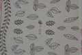 Autocollant Ongle Water Decal Motif Fougère Argentée 54 - NailArtBoutique