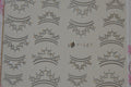 Autocollant Ongle Water Decal Couronne Argentée 67 - NailArtBoutique