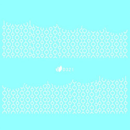 Water Decal blanc 321
