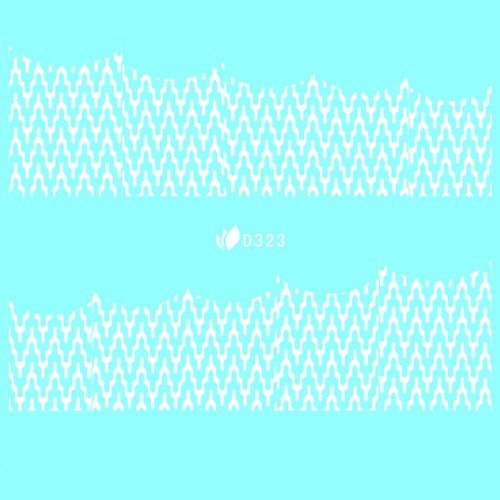 Water Decal blanc 323