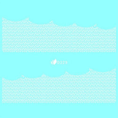 Water Decal blanc 329