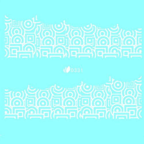 Water Decal  blanc 331
