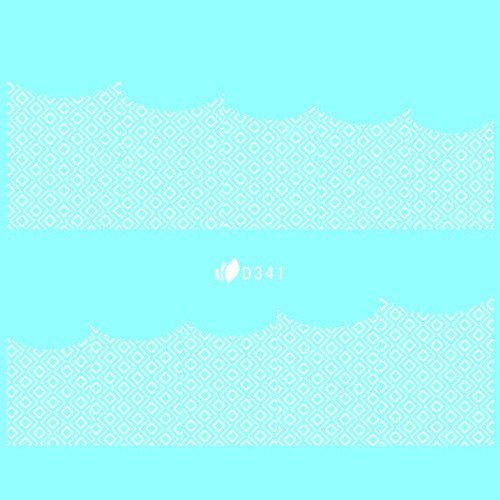 Water Decal blanc 341