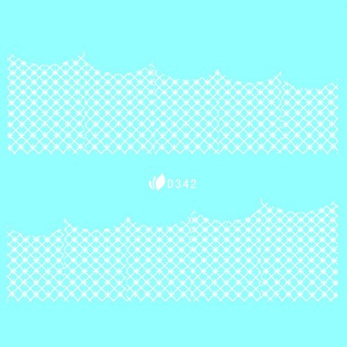 Water Decal blanc 342 - NailArtBoutique