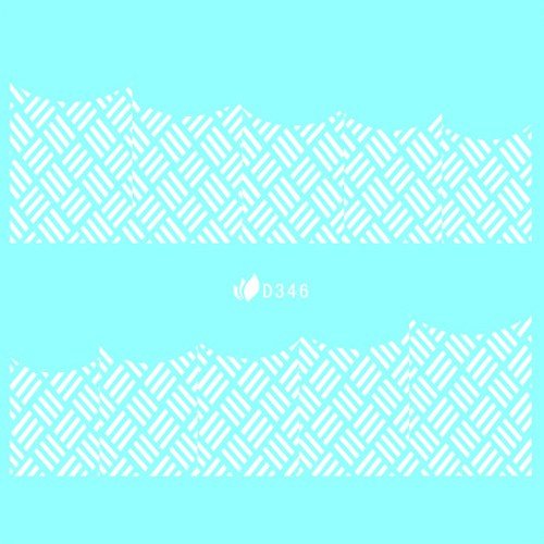 Water Decal blanc 346 - NailArtBoutique