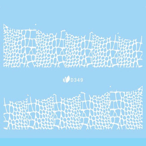 Water Decal blanc 349 - NailArtBoutique