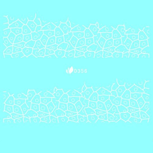 Water Decal blanc 356 - NailArtBoutique