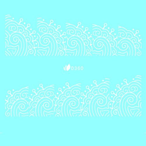 Water Decal blanc 360 - NailArtBoutique