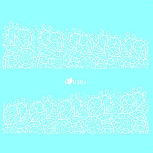 Water Decal blanc 365 - NailArtBoutique