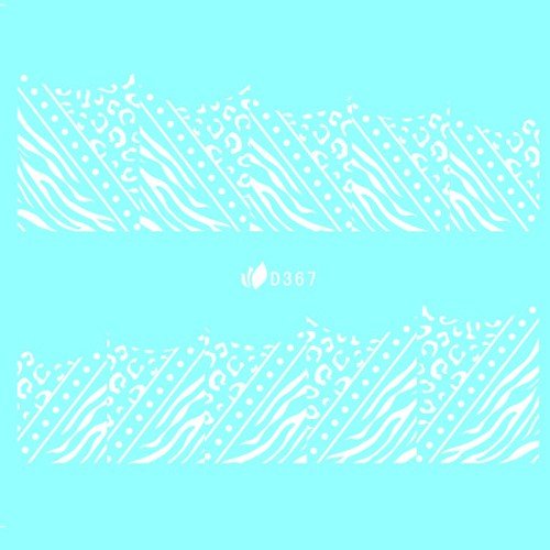 Water Decal blanc 367 - NailArtBoutique