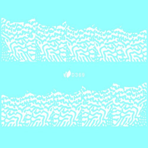 Water Decal blanc 369 - NailArtBoutique