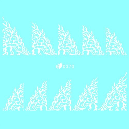 Water Decal blanc 370 - NailArtBoutique