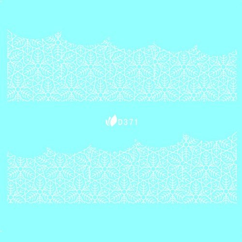 Water Decal blanc 371 - NailArtBoutique