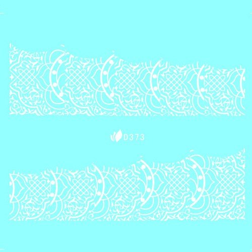 Water Decal blanc 373 - NailArtBoutique