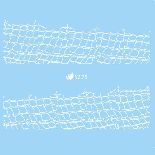 Water Decal blanc 375 - NailArtBoutique