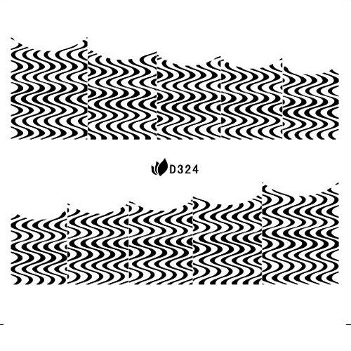 Water Decal Noir 324