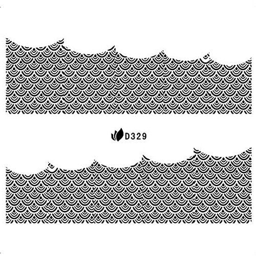 Water Decal Noir 329