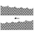 Water Decal Noir 333 - NailArtBoutique