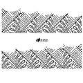 Water Decal Noir 352 - NailArtBoutique
