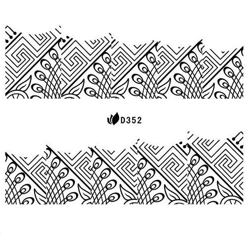 Water Decal Noir 352