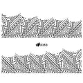 Water Decal Noir 353 - NailArtBoutique