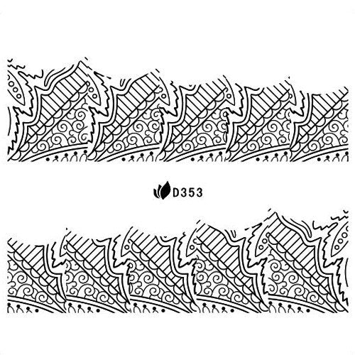 Water Decal Noir 353