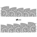 Water Decal Noir 354 - NailArtBoutique