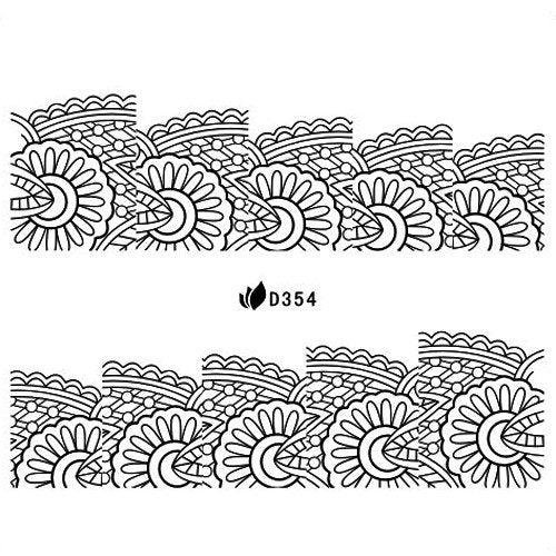 Water Decal Noir 354